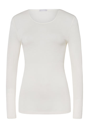 71409 Woolen Silk W L/Slv Shirt - 795 Cygne